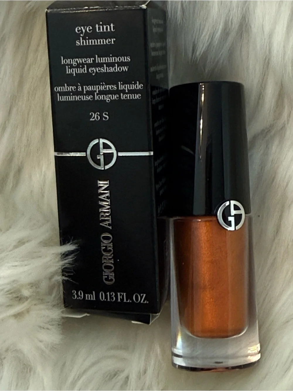 Giorgio Armani Eye Tint Shimmer Longwear Luminous Liquid Eyeshadow 26S New